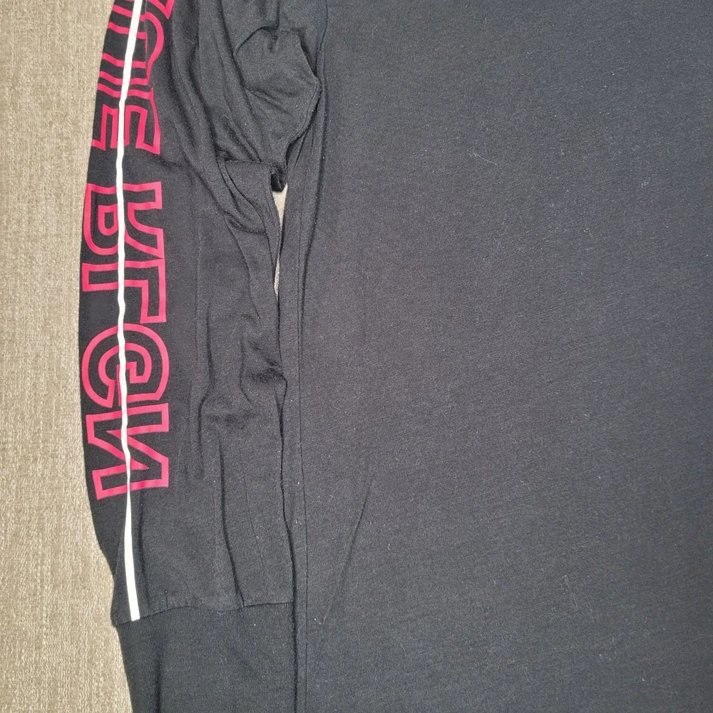 True Religion Mens Flipped Logo Long Sleeve T-Shirt Black Multi 203260 S
